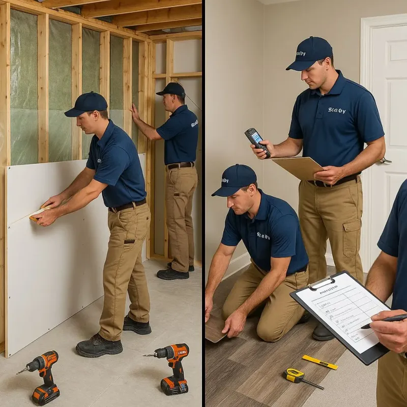 Repairs and Reconstruction process in West Hempstead, NY